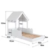 Cama Infantil Casita Blanca - Dormitorio, Uruguay | RM Muebles y Deco, vista 3 de 8