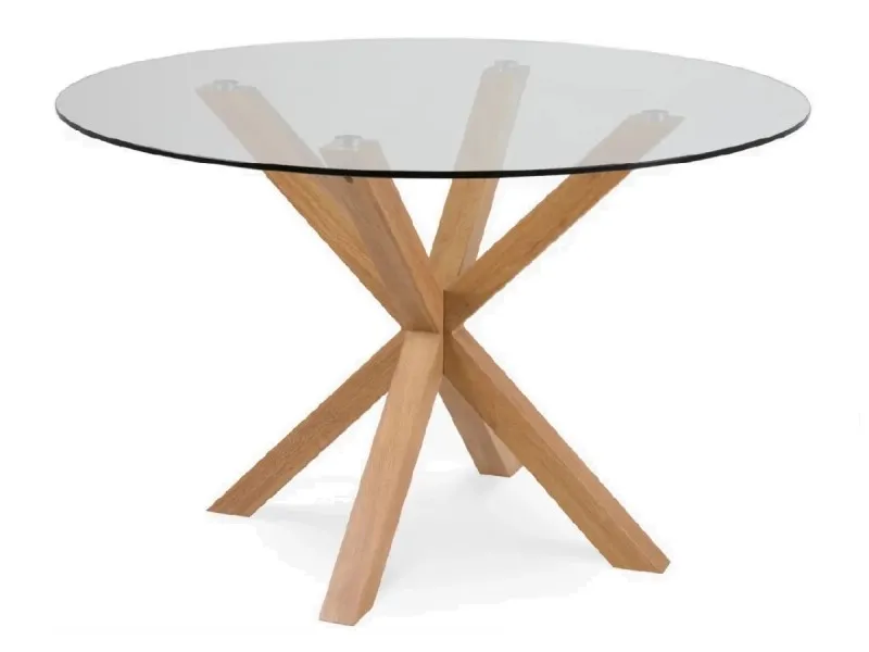 Mesa de Comedor RONDA en Madera natural - Mesas de comedor, Uruguay | Finkel