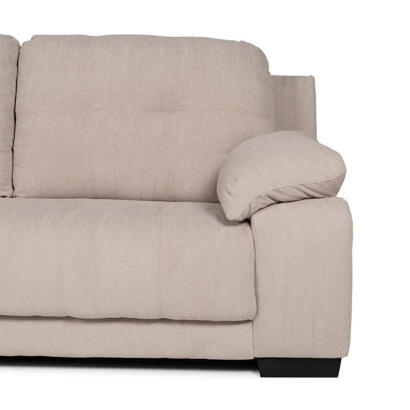 Sofá Renzo - Tela Aquaclean Sustentable - 2,5 cuerpos - A fabricar en Gris - Sillones y sofás, Uruguay | Nyr, vista 4