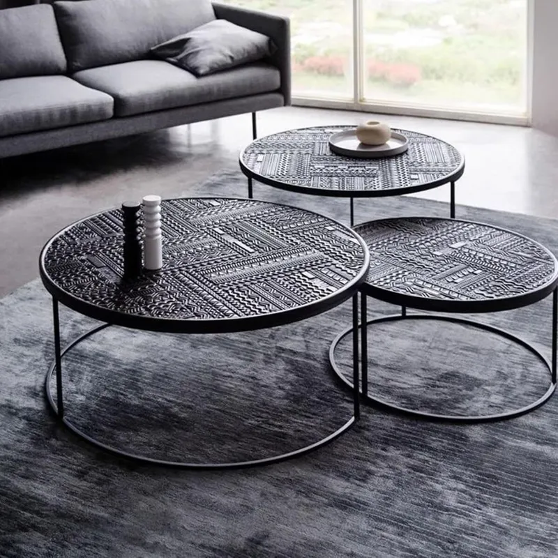 MESA DE CENTRO VOLTA Negro Small - Mesas de comedor, Uruguay | Viasono