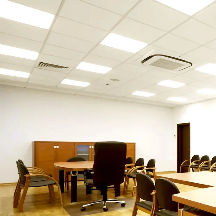 Panel LED 48W 60x60cm Luz Cálida en Blanco - Lámparas colgantes, Uruguay | Serlux, vista 2