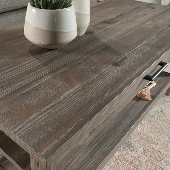 Mesa Ratona Articulada - Sauder - Linea Summit Station - Marrón en Marrón - Mesas de living, Uruguay | Ecowood, vista 4