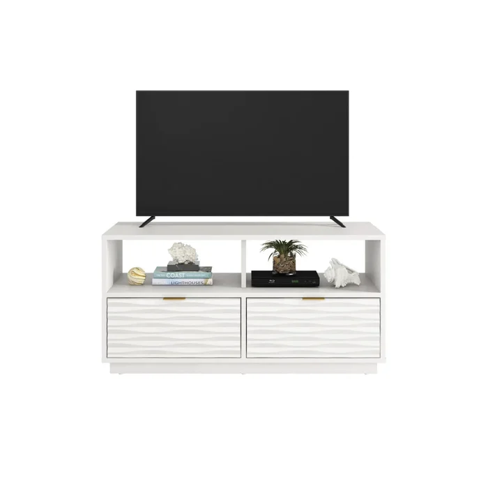 Rack para tv 40" Sauder en Blanco - Muebles para TV, Uruguay | Ecowood