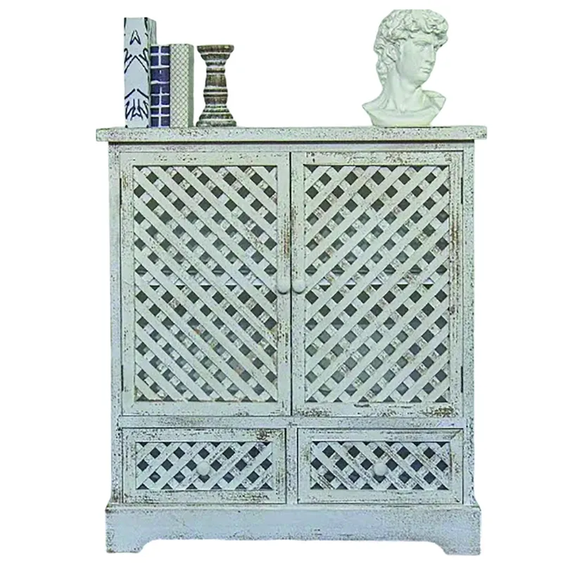 Mueble Vintage Blanco en Blanco - Aparadores y recibidores, Uruguay | Decotech