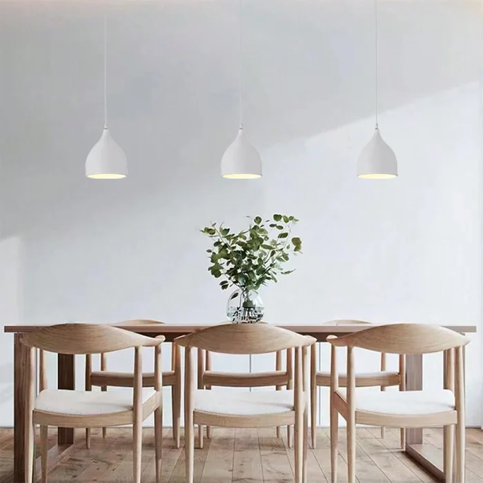 Lámpara Colgante Belmont Blanco en Blanco - Lámparas colgantes, Uruguay | Serlux, vista 2