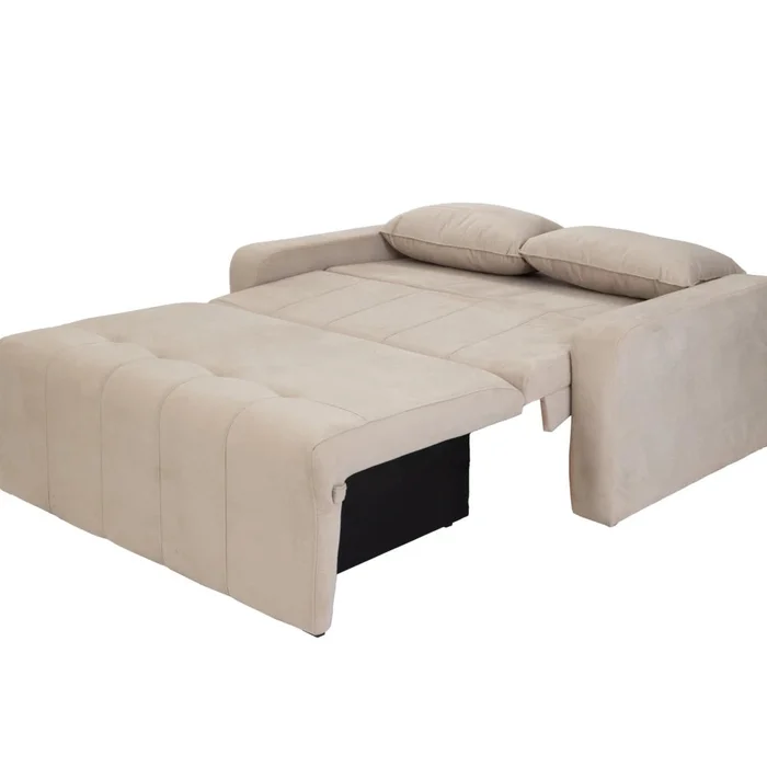 Sofá Cama Atis New con Baúl - Beige en Beige - Sillones y sofás, Uruguay | Ecowood, vista 5