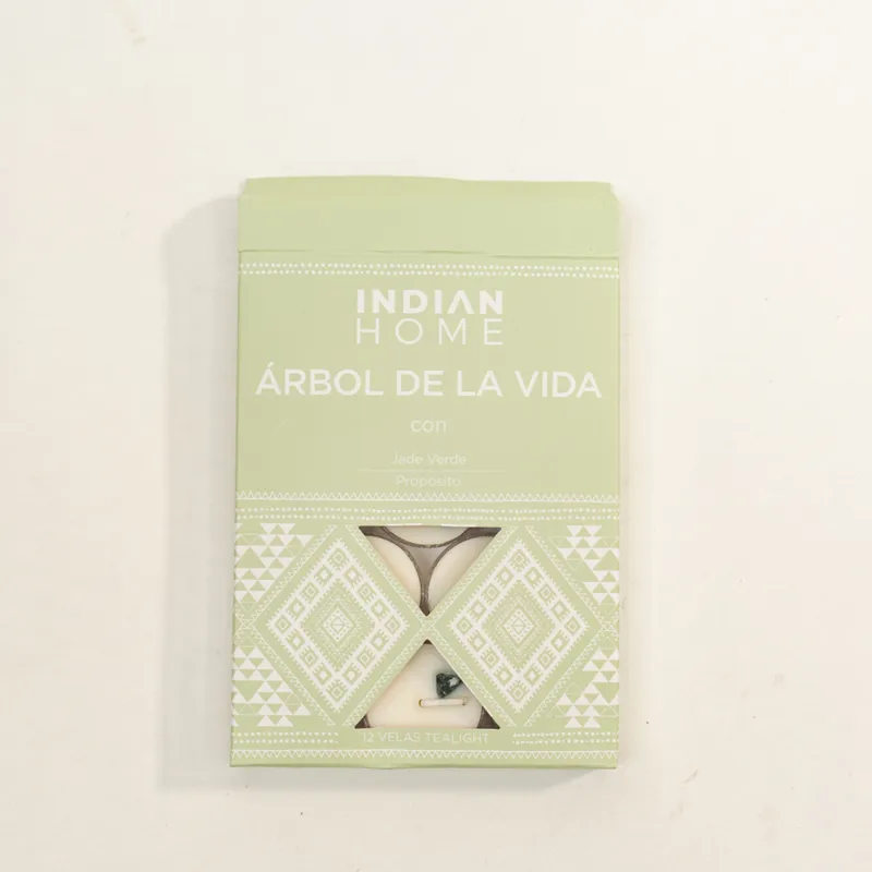 Vela Tealight Boho X 12un. - Estampado 5 en Multicolor - Velas y Portavelas, Uruguay | Indian