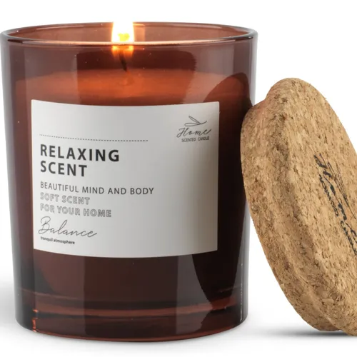 Vela aromática JENS Ø7xA8cm con tapa en Marrón - Velas y Portavelas, Uruguay | JYSK
