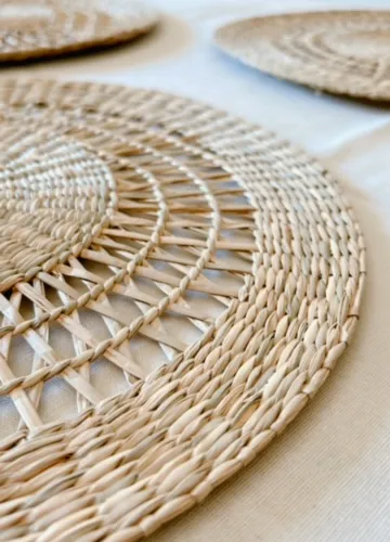 Individuales calados de seagrass - Muebles, Uruguay | Decoramuss