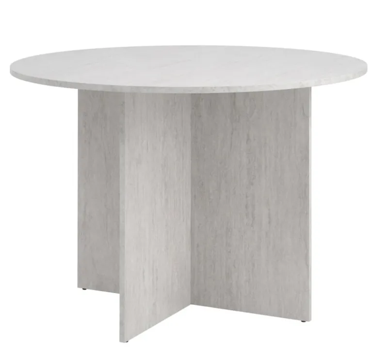 Mesa de comedor KRONDAL Ø110 travertino en Gris - Mesas de comedor, Uruguay | JYSK