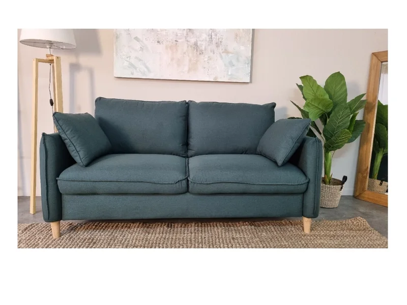 Sofa 3 cps BIG OSLO - Verde Ingles en Verde - Sillones y sofás, Uruguay | Finkel, vista 4