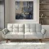Sofa cama Frida en Gris - Sillones y sofás, Uruguay | La Cueva Muebles, vista 1 de 12