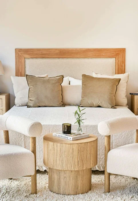 RESPALDO TERRA - ALAMO Y LINO ANTIMANCHAS - 1.90 MTS en Madera natural - Respaldos de cama, Uruguay | La Iberica, vista 6