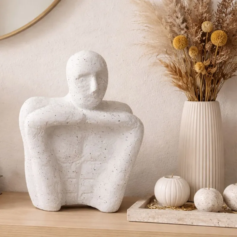 ESCULTURA MAN Blanco Large - Decoración, Uruguay | Viasono