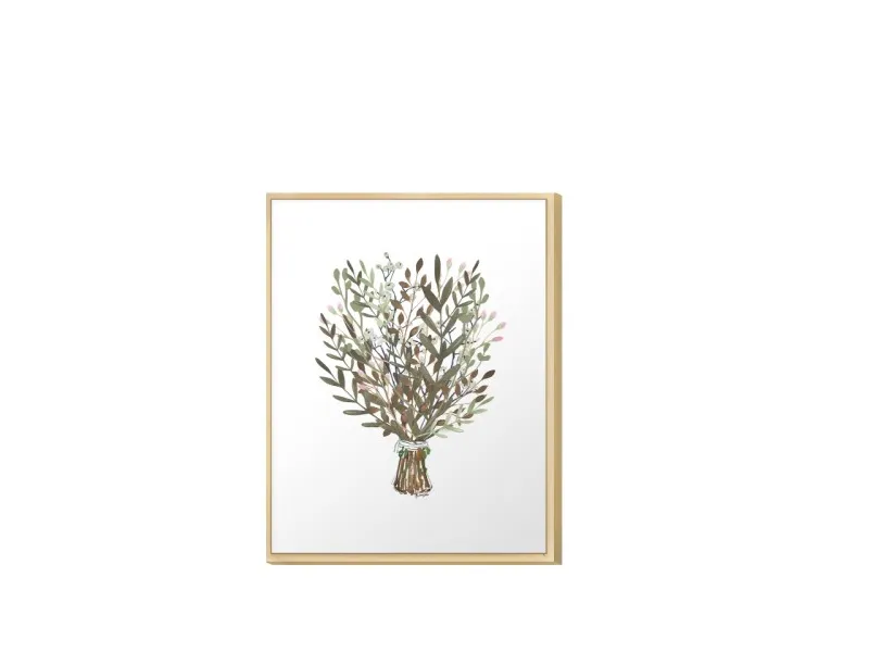Lámina con Marco de Madera en Madera natural - Decoración de pared, Uruguay | Finkel