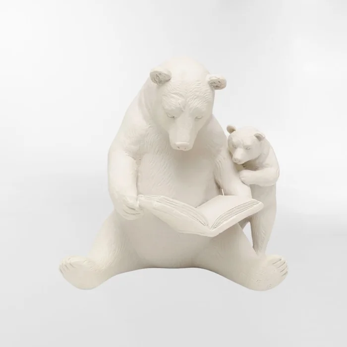 DECORACION READING BEARS Blanco  en Blanco - Decoración, Uruguay | Viasono, vista 3