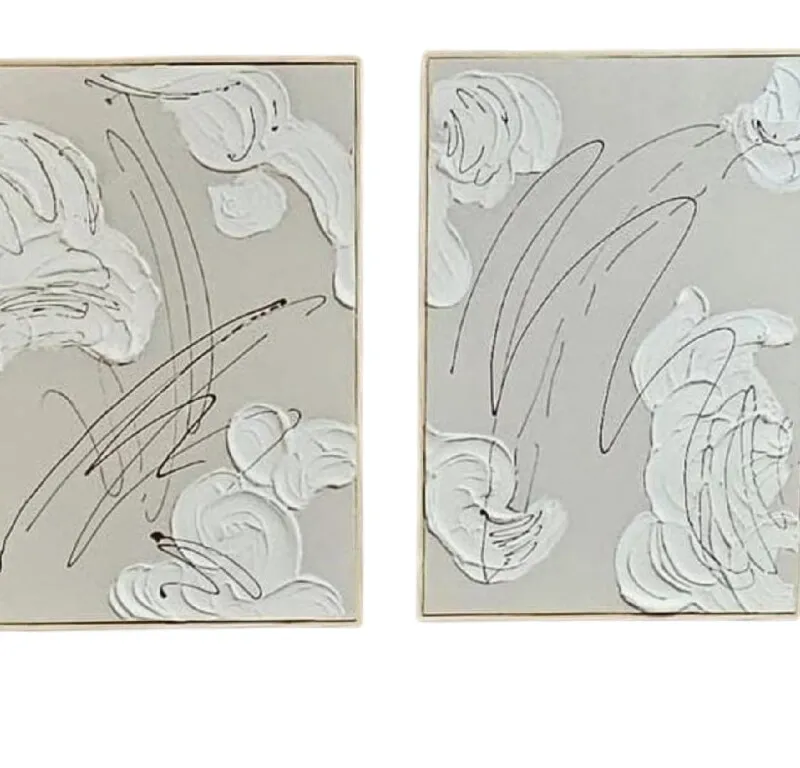 Set Cuadros Texturados Línea Exclusiva en Madera natural - Decoración de pared, Uruguay | Finkel