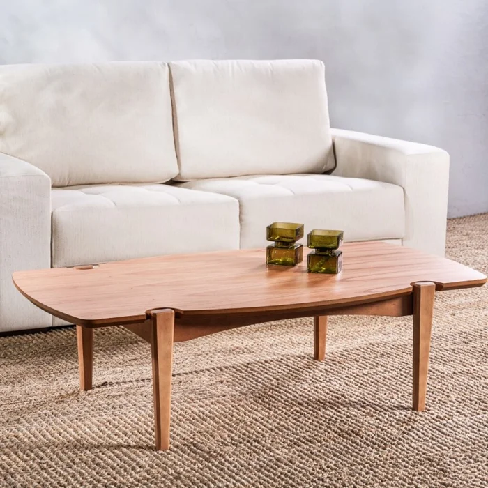 Mesa De Centro Leona en Madera natural - Mesas de living, Uruguay | Aihaus