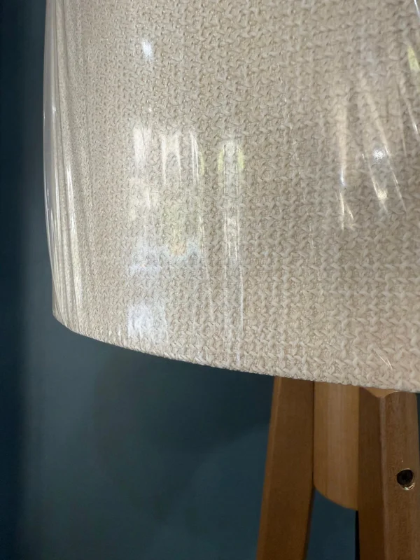 Lámpara de Pie Trippe Cilíndrica – Pantalla Square en Madera natural - Lámparas de pie, Uruguay | Berna Home, vista 4