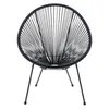 SILLA HONGUITO DE JARDIN COZUMEL DE RATTAN NEGRO en Negro - Muebles para el exterior, Uruguay | Alfa Ventas, vista 4 de 5