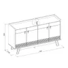 Aparador Buffet 160cm Abruzzo con 4 Puertas - Aparadores y recibidores, Uruguay | Balton, vista 8 de 8