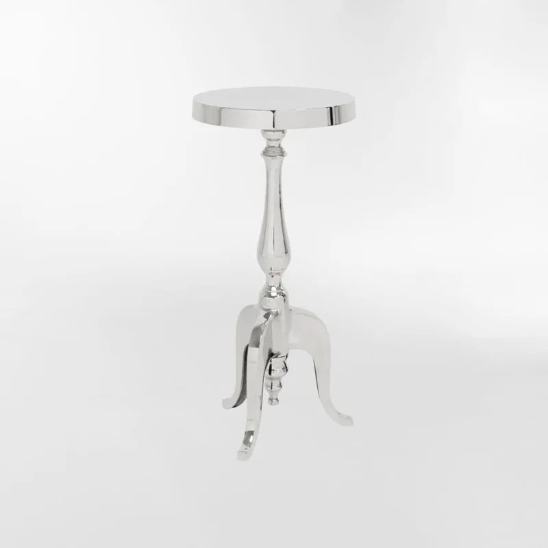 MESA AUXILIAR BAROCCO Plateado CIRCULAR en Plateado - Mesas de comedor, Uruguay | Viasono, vista 3