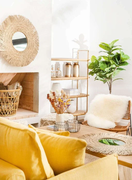 SILLON JOAQUINA - LINO ANTIMANCHAS MAIZ en Amarillo - Sillones y sofás, Uruguay | La Iberica, vista 12