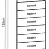 Comodas Cajoneras 6 Cajones Espacio Dormitorio Negro 068 - Cómodas, Uruguay | Soy Hogar, vista 4 de 4