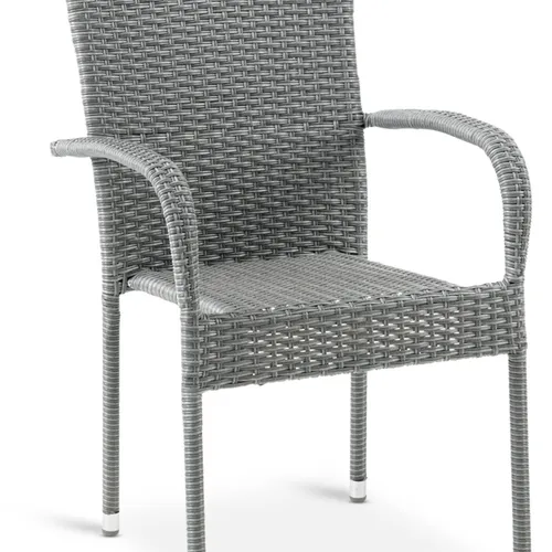 Silla apilable GUDHJEM gris en Gris - Muebles para el exterior, Uruguay | JYSK