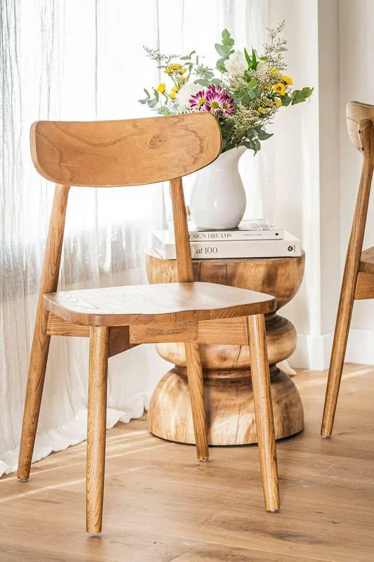 SILLA MICK - OLMO MIEL en Madera natural - Sillas, Uruguay | La Iberica, vista 7