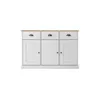 Aparador - 3 Puertas - 3 Cajones - Línea Oslo - Blanco en Blanco - Aparadores y recibidores, Uruguay | Ecowood, vista 4 de 4