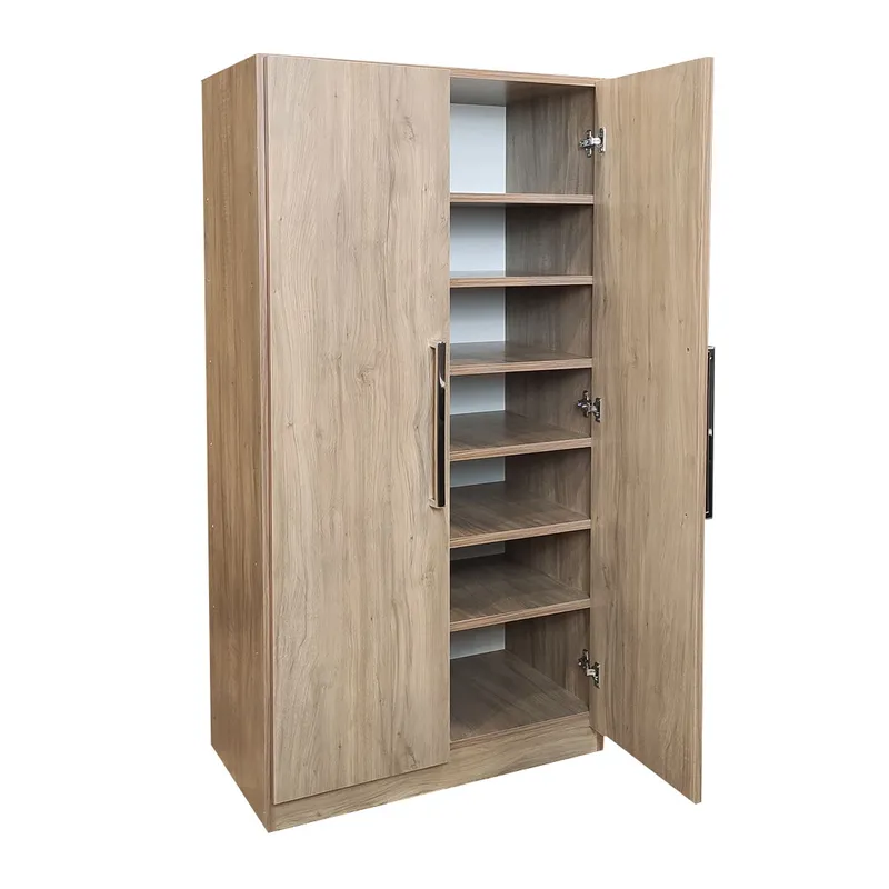 Zapatera Multiuso con Estantes - Carlos en Madera natural - Cómodas, Uruguay | Delta Center