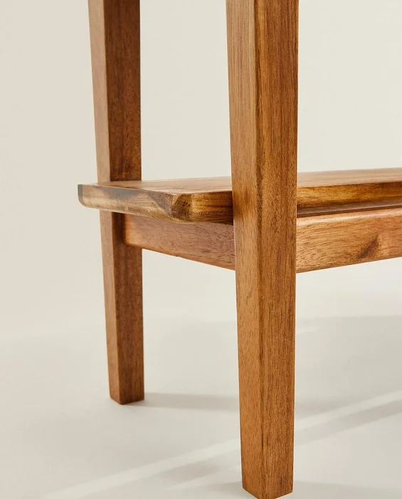 BANCO MADERA ACACIA en Madera natural - Butacas, banquetas y puffs, Uruguay | Zara Home, vista 6