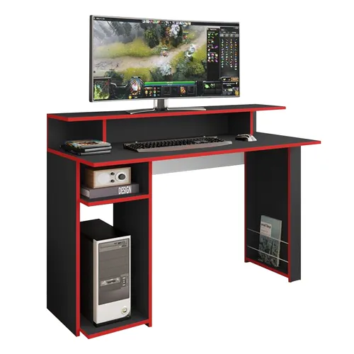 Escritorio Moderno - Gamer Inspire en Negro - Escritorios y sillas de escritorio, Uruguay | Delta Center