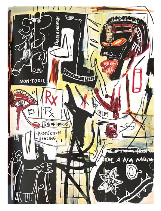 Jean-Michel Basquiat Painting en Multicolor - Láminas, Uruguay | Mara Estudio