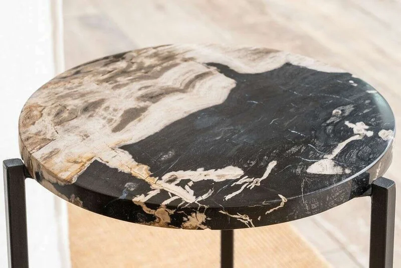 MESA PETRIFICADA BLACK en Negro - Mesas de living, Uruguay | La Iberica, vista 6