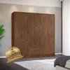 Armario Ropero Placard de 6 Puertas Línea Plus con 2 Cajones y Perchero Horizontal - MDP - Dakar - Roperos y placares, Uruguay | Mulata, vista 4 de 10