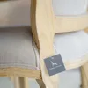 Silla Signora / Madera y tapizado beige en Beige, Rústico - Sillas, Uruguay | Fabrica Italiana, vista 3 de 5