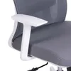 Silla De Oficina Malla Blanco Amane en Gris - Escritorios y sillas de escritorio, Uruguay | Divino, vista 4 de 8