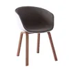 Silla De Comedor Polipropileno-y-madera Gris Gardenia en Gris - Sillas, Uruguay | Divino, vista 2 de 7