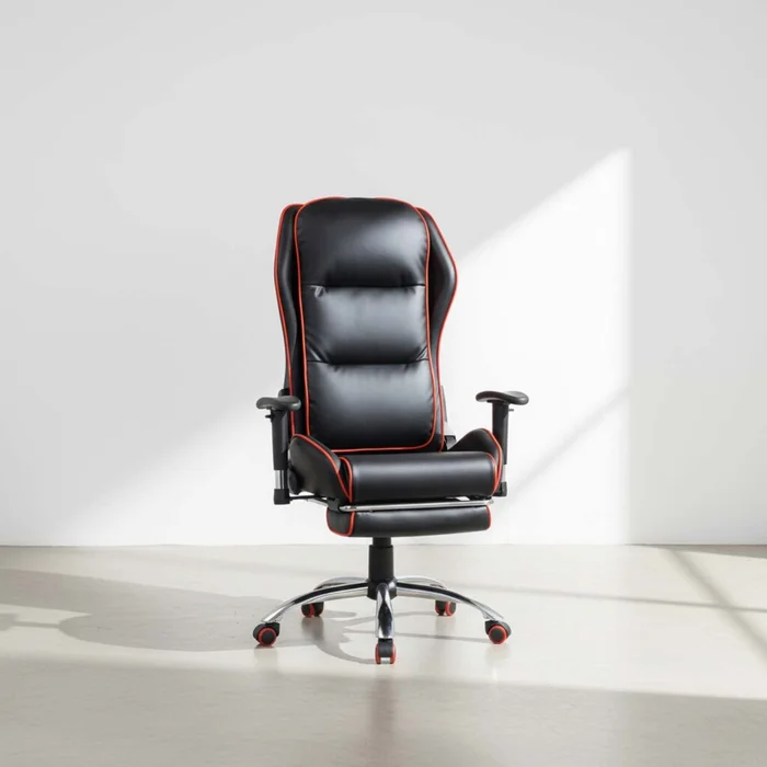 Silla Gamer Pu-y-metal Negro Confort D-303 en Negro - Sillas de escritorio, Uruguay | Divino