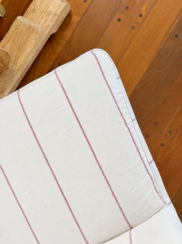 Funda Stripe Roja - Textiles, Uruguay | Decilo con Alma, vista 4
