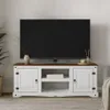 Rack 2 Puertas Línea Naturale 170 cm - Blanco/Roble en Multicolor - Muebles para TV, Uruguay | La Cueva Muebles, vista 1 de 4