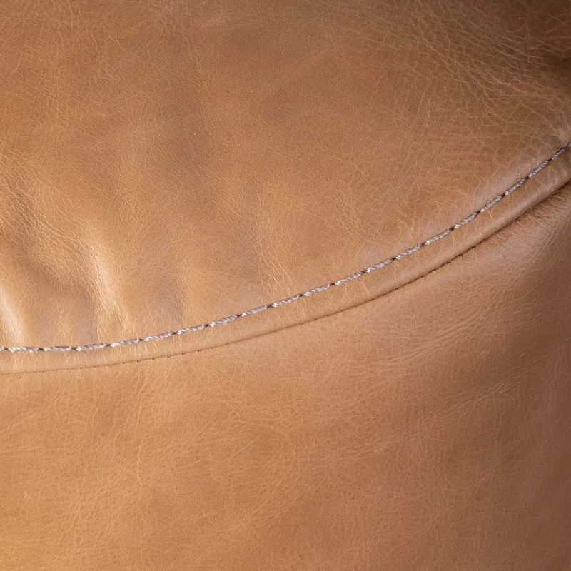 Sofa 3 Cuerpos Cuero-100-natural Marron Porto Camel en Beige - Sillones y sofás, Uruguay | Divino, vista 4