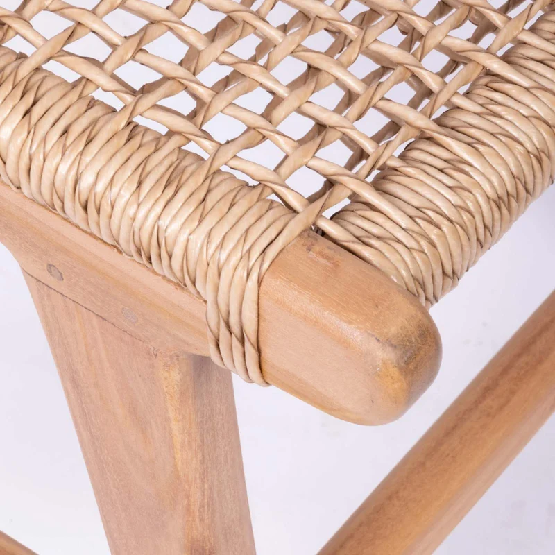 Silla Bar Madera Natural-beige Curazao en Beige - Muebles para el exterior, Uruguay | Divino, vista 7