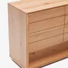 Aparador Alguema - 4 puertas en chapa de roble con acabado natural 200 x 74 cm en Madera natural - Aparadores y recibidores, Uruguay | Kavehome, vista 3 de 10