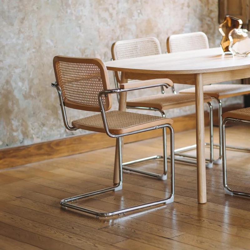 Silla Bauhaus Brazos - Natural en Madera natural - Sillas, Uruguay | Samic, vista 3