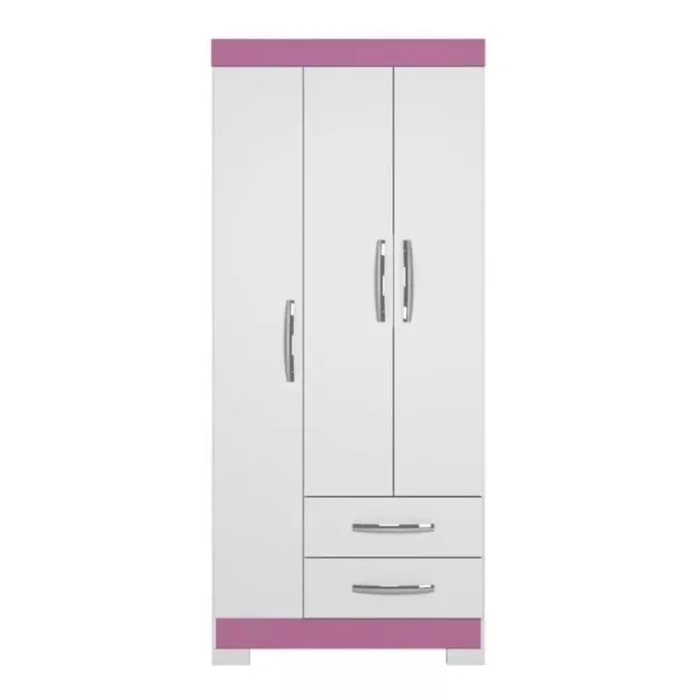 Ropero 3 puertas Flex en Blanco - Roperos y placares, Uruguay | La Cueva Muebles, vista 4
