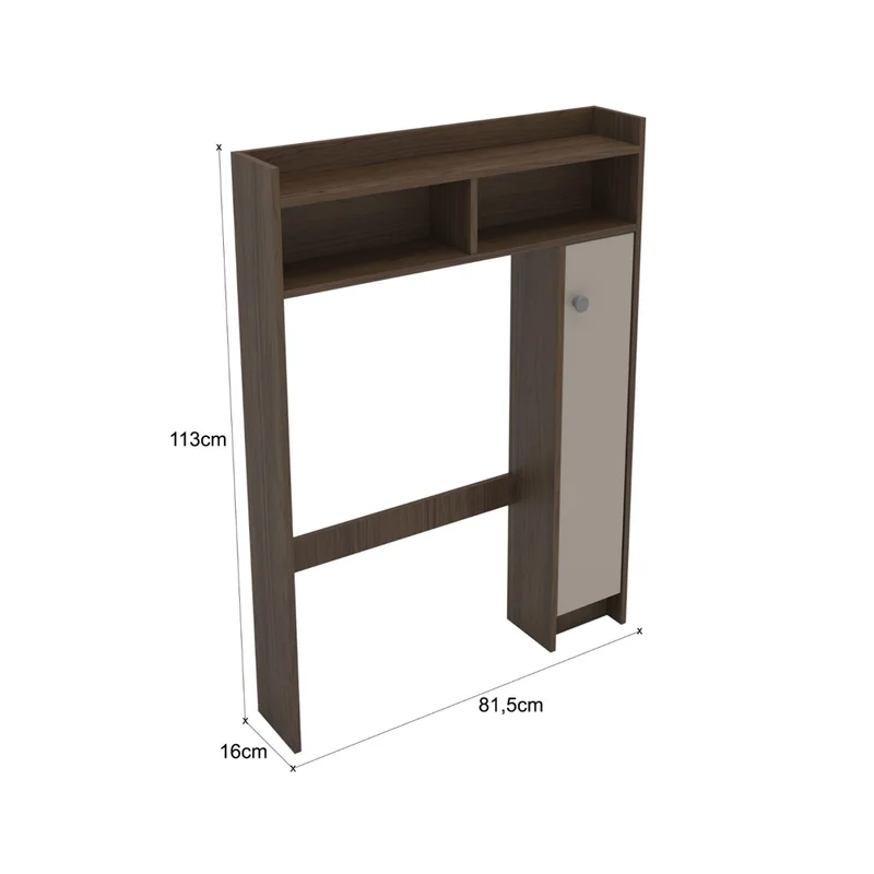 Estantes Armario Mueble Organizador Baño Inodoro Mdp en BLANCO/MIEL - Muebles, Uruguay | Soy Hogar, vista 4