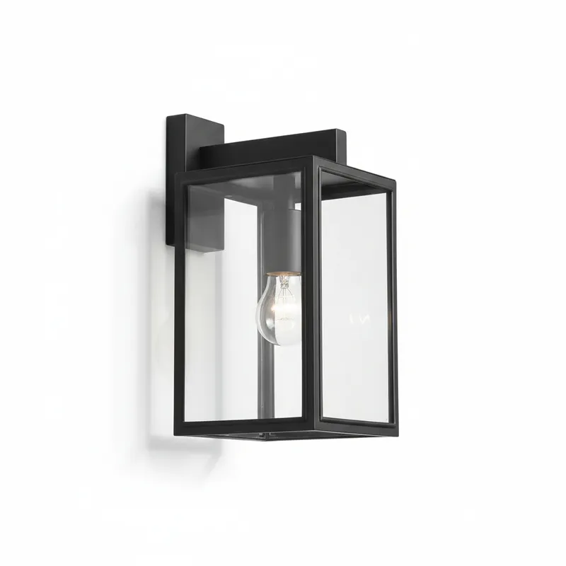Aplique de Pared Urban Box en Negro - Iluminación, Uruguay | La Perla